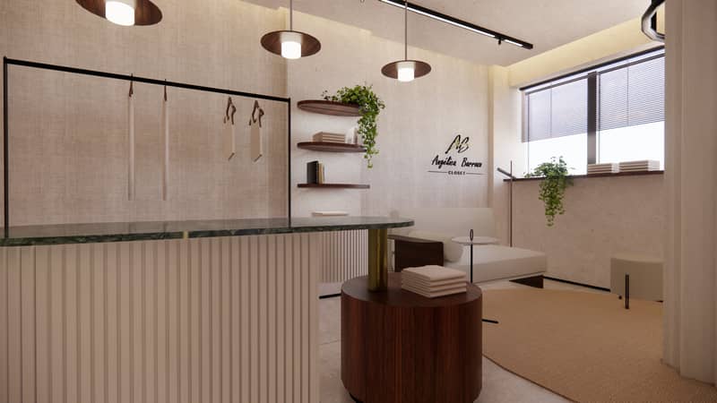 Loja moda feminina — projeto de arquitetura de alto padrão por Natália Brasil