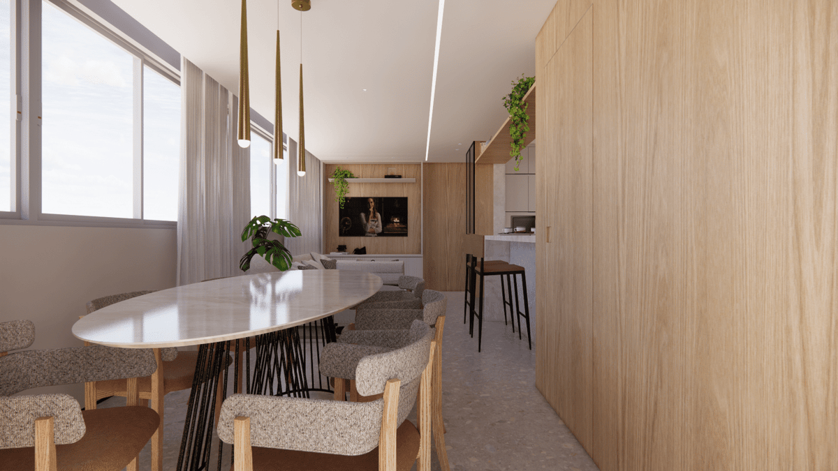 Um apê bem resolvido! — imagem 1 do projeto por Natália Brasil, Brasil Arq & Design