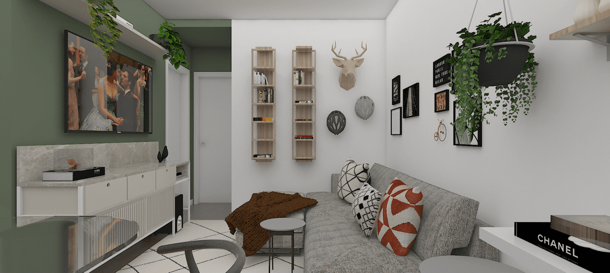 Casal descolado! — imagem 3 do projeto por Natália Brasil, Brasil Arq & Design