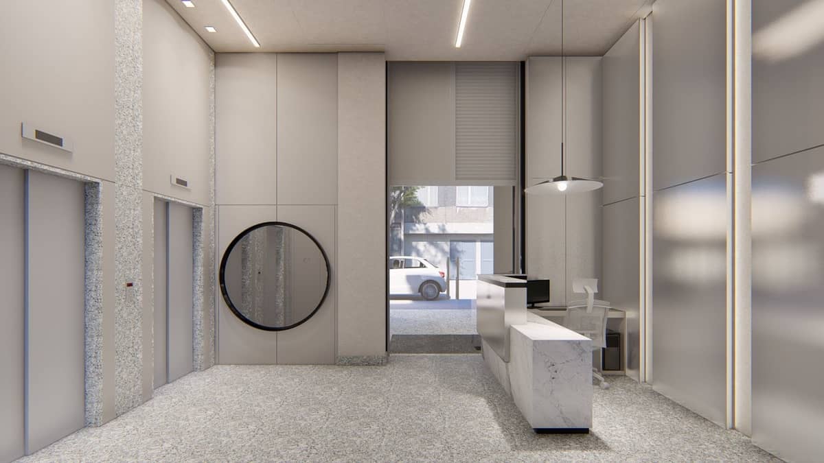 Hall edifício Corporativo — imagem 4 do projeto por Natália Brasil, Brasil Arq & Design