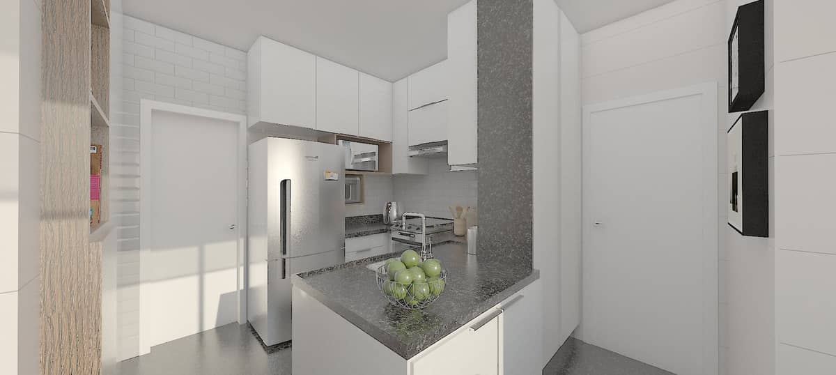 Apê com ares de casa — imagem 23 do projeto por Natália Brasil, Brasil Arq & Design