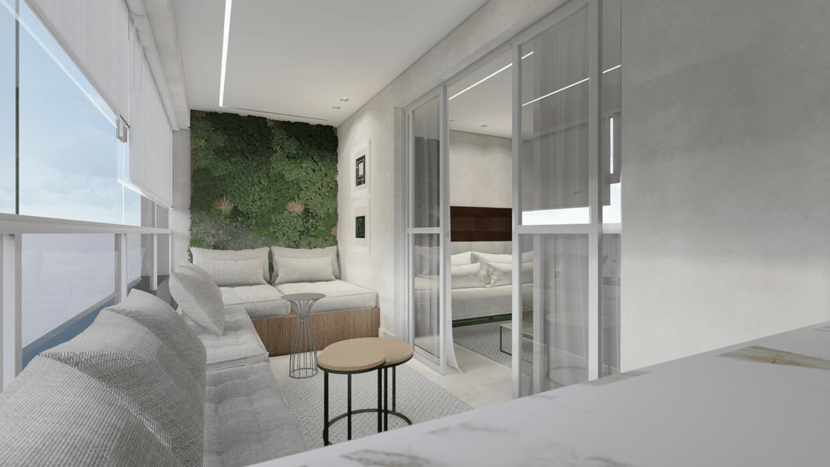Apê de área privativa — imagem 6 do projeto por Natália Brasil, Brasil Arq & Design