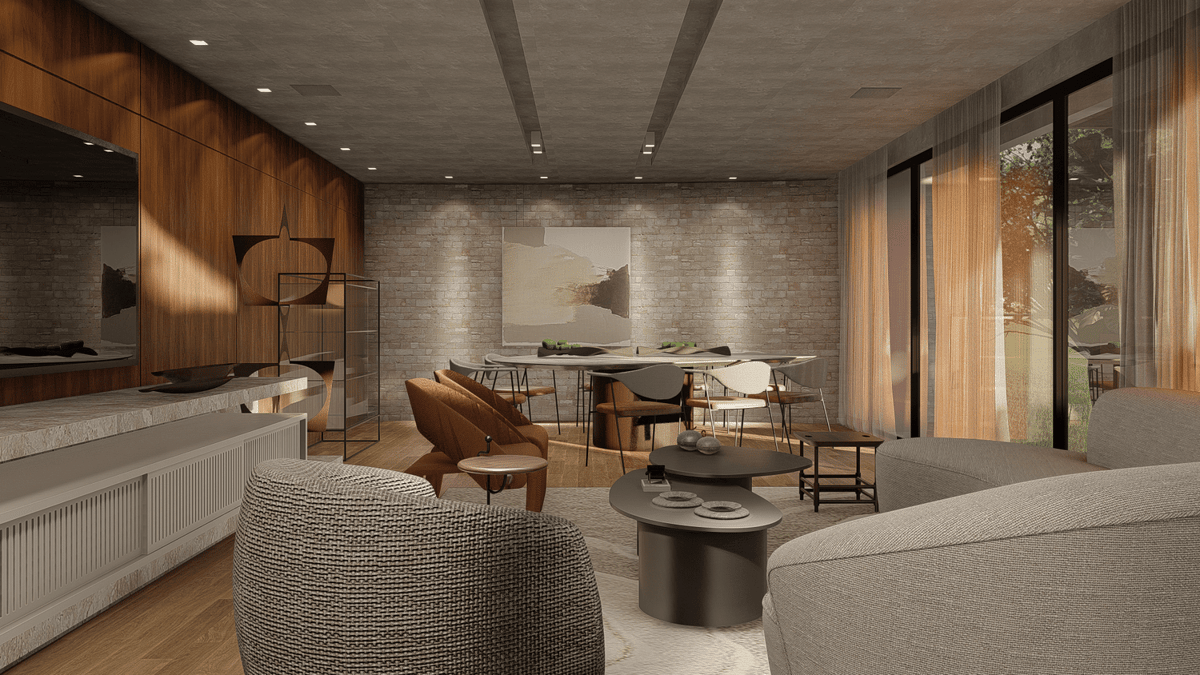 Triplex Vale dos Cristais — imagem 2 do projeto por Natália Brasil, Brasil Arq & Design