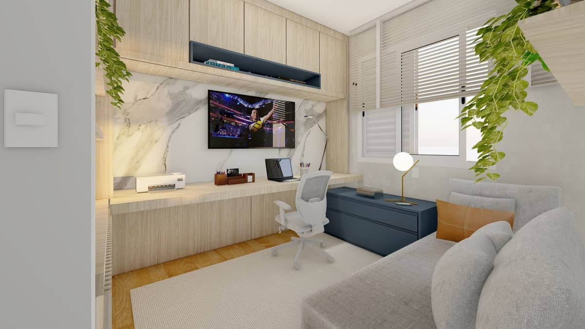 Um home office assim — imagem 1 do projeto por Natália Brasil, Brasil Arq & Design