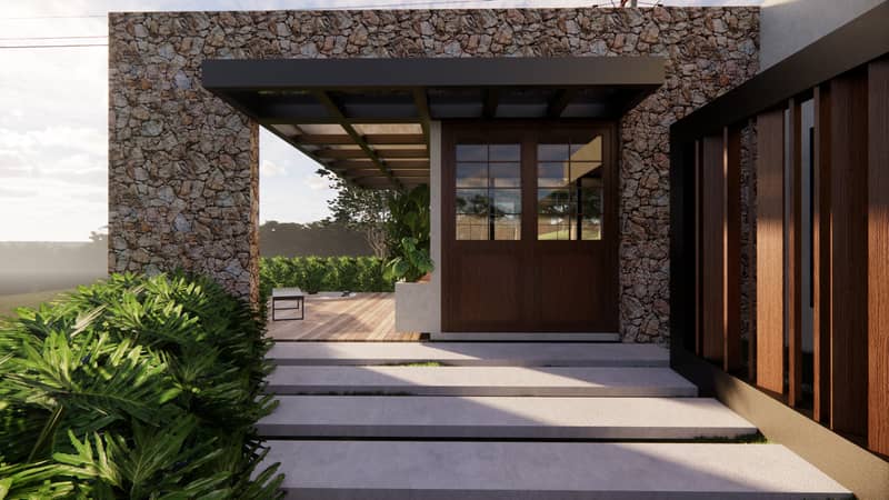 Integrada com a natureza — projeto de arquitetura de alto padrão por Natália Brasil