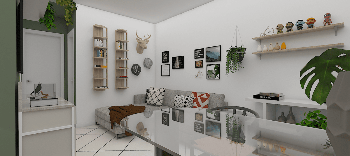 Casal descolado! — imagem 2 do projeto por Natália Brasil, Brasil Arq & Design