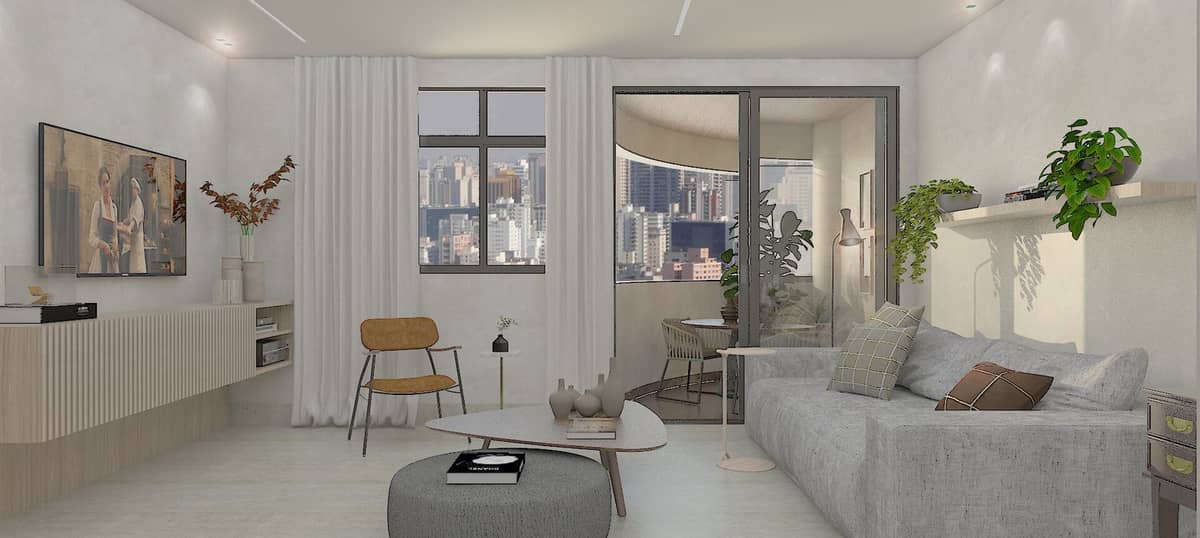 Apê com ares de casa — imagem 1 do projeto por Natália Brasil, Brasil Arq & Design