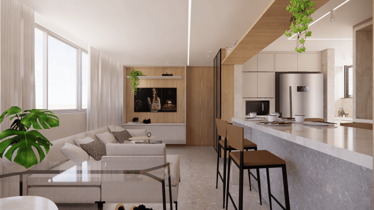 Um apê bem resolvido! — imagem 9 do projeto por Natália Brasil, Brasil Arq & Design