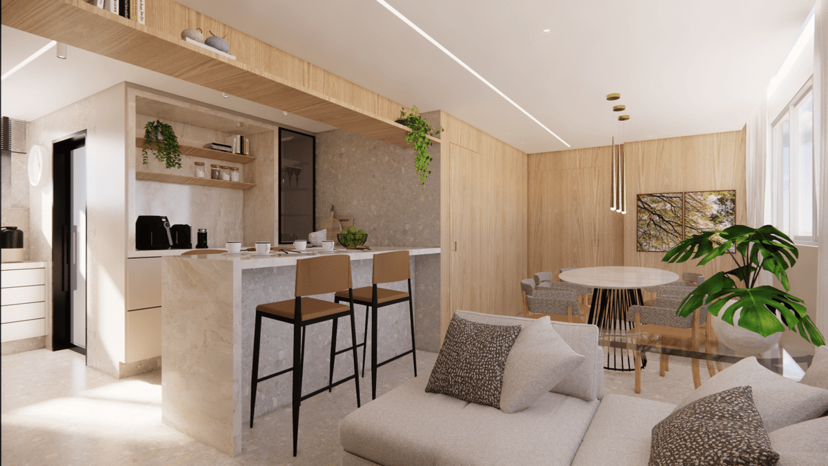 Um apê bem resolvido! — imagem 3 do projeto por Natália Brasil, Brasil Arq & Design