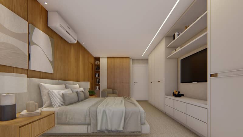 Clássico e moderno também. — projeto de arquitetura de alto padrão por Natália Brasil
