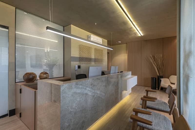 Escritório Advocacia — projeto de arquitetura de alto padrão por Natália Brasil
