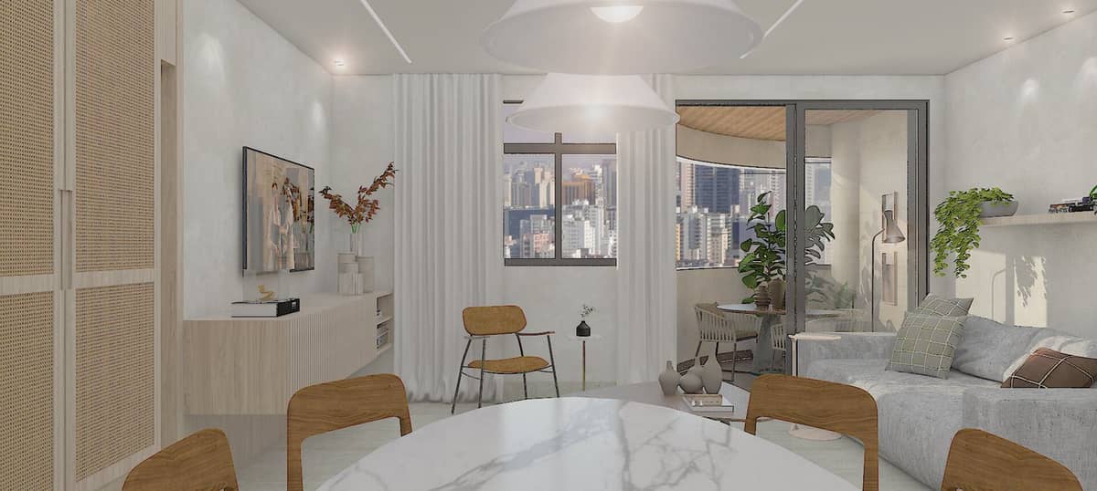 Apê com ares de casa — imagem 2 do projeto por Natália Brasil, Brasil Arq & Design