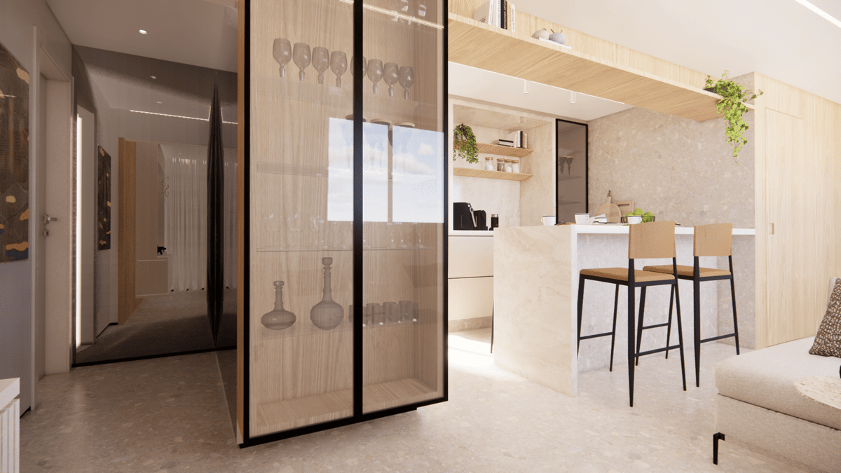 Um apê bem resolvido! — imagem 13 do projeto por Natália Brasil, Brasil Arq & Design